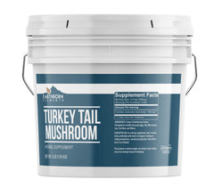 Earthborn Elements Turkey Tail Mushroom Powder 1 Gallon Bucket – front view