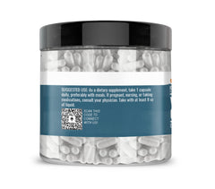 Close-up of Earthborn Elements Vitamin C + Zinc Gluconate capsules spilling from a bottle