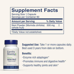 Earth's Bounty Noni Capsules packaging