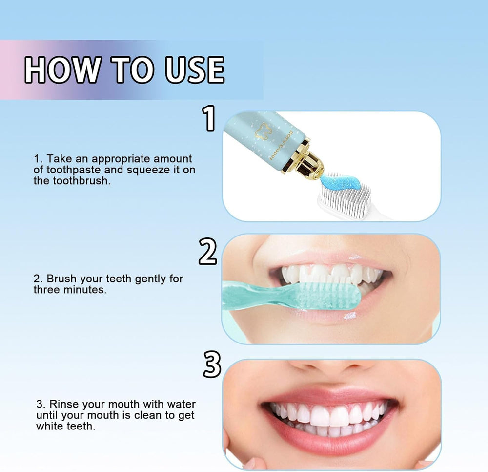 Packaging for Easilyous Bright White Toothpaste 2-pack