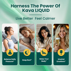 Easy-to-use droppers for dosing Liposomal Kava Kava Drops