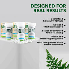 Close-up of Easy Forte bottle