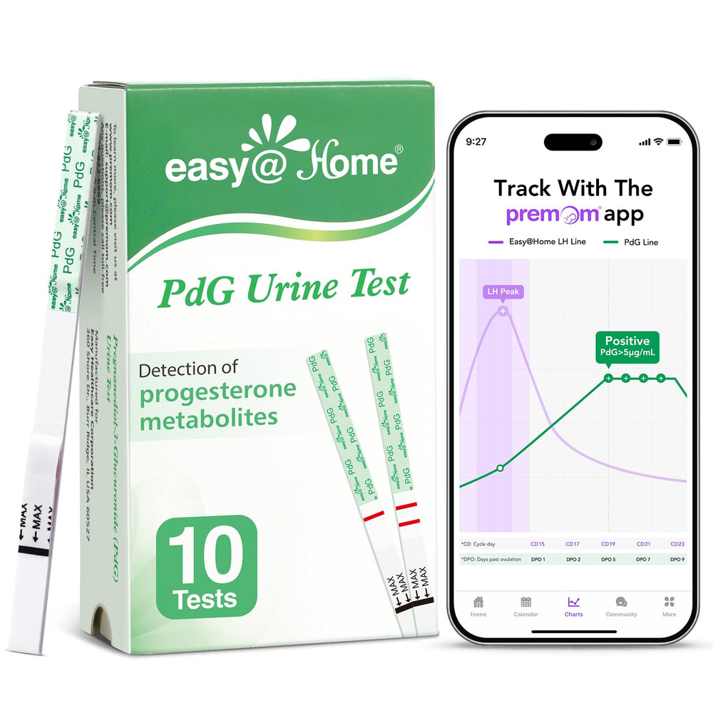 Packaging image of Easy@Home PdG test strips 10-pack