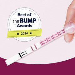 Result reading showing two lines for pregnant
