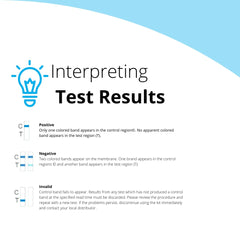 Easy-to-read result lines on the drug test cup