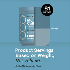 Collagen powder easily mixes into tea or smoothie