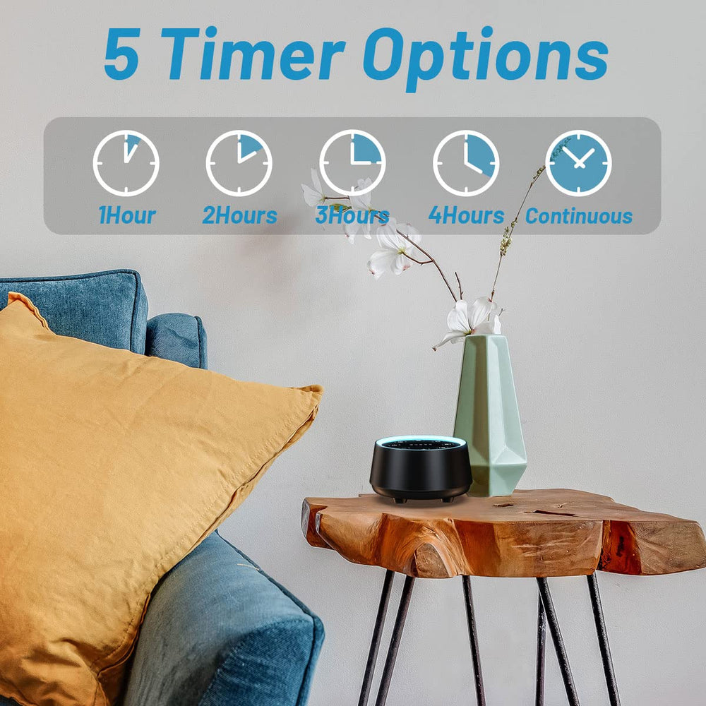 EasyHome Sleep Sound Machine volume dial in action for customizable quiet.