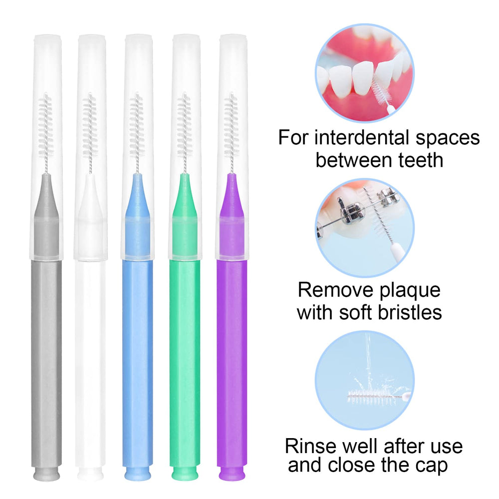 Blue color interdental brush head from EasyHonor