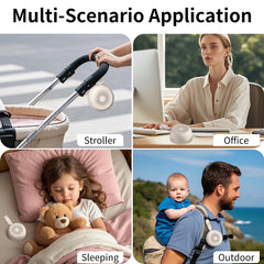 Easysleep carry strap portable design ideal for nursery, office, or trips