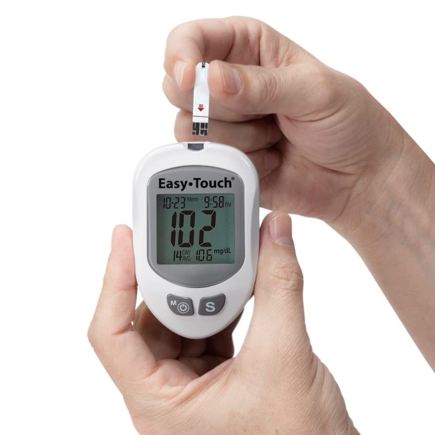 EasyTouch glucose strips compatible with EasyTouch Monitoring System for streamlined testing