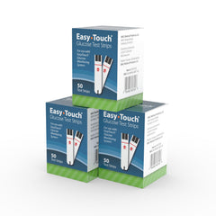 EasyTouch glucose test strips 150 ct pack for home testing convenience