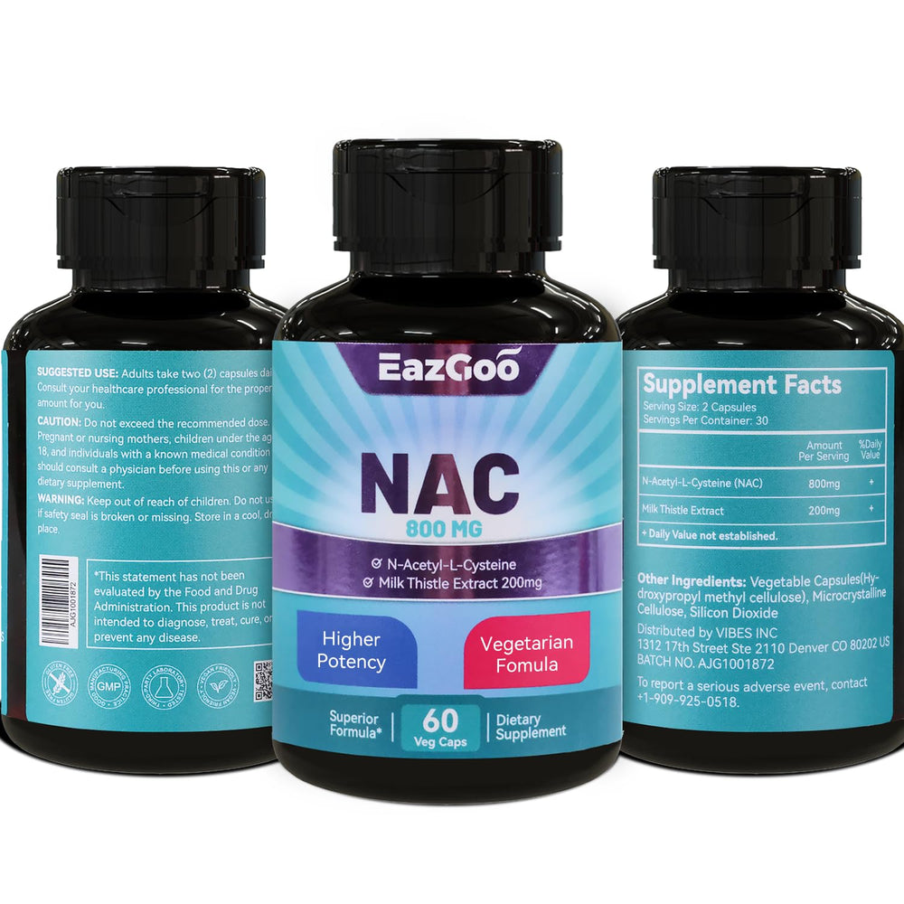 Serving size showing two capsules per serving