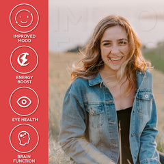 Bottle ingredients featuring saffron extract and others