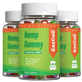 Front view of EAZGOO XXL Hemp Gummies bottle