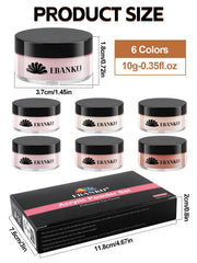 EBANKU air-dry acrylic powder demonstrates lamp-free curing for quick, safe home manicures.