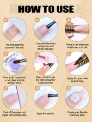 EBANKU at-home manicure with professional-looking results.