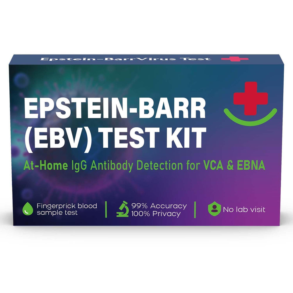 Epstein Barr EBV at-home test kit front view