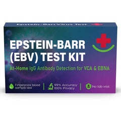 Epstein Barr EBV at-home test kit front view
