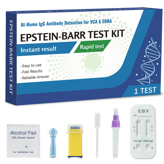 Epstein-Barr EBV at-home test kit front view