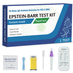 Epstein-Barr EBV at-home test kit front view