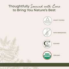 Dried purple coneflower root powder arranged for packaging