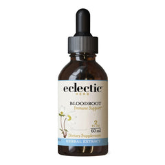 Front view of Eclectic Bloodroot 2 Ounce bottle