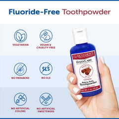 SLS-free and fluoride-free label on packaging
