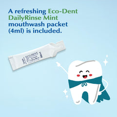 Mouthwash with baking soda and natural ingredients