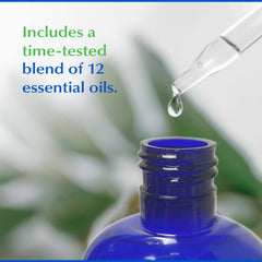 Ingredient lineup: witch hazel, aloe vera, essential oils, echinacea, goldenseal, CoQ10