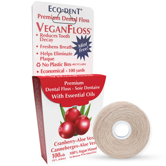 Hero image of Eco-Dent VeganFloss Cranberry-Aloe 100 Yds