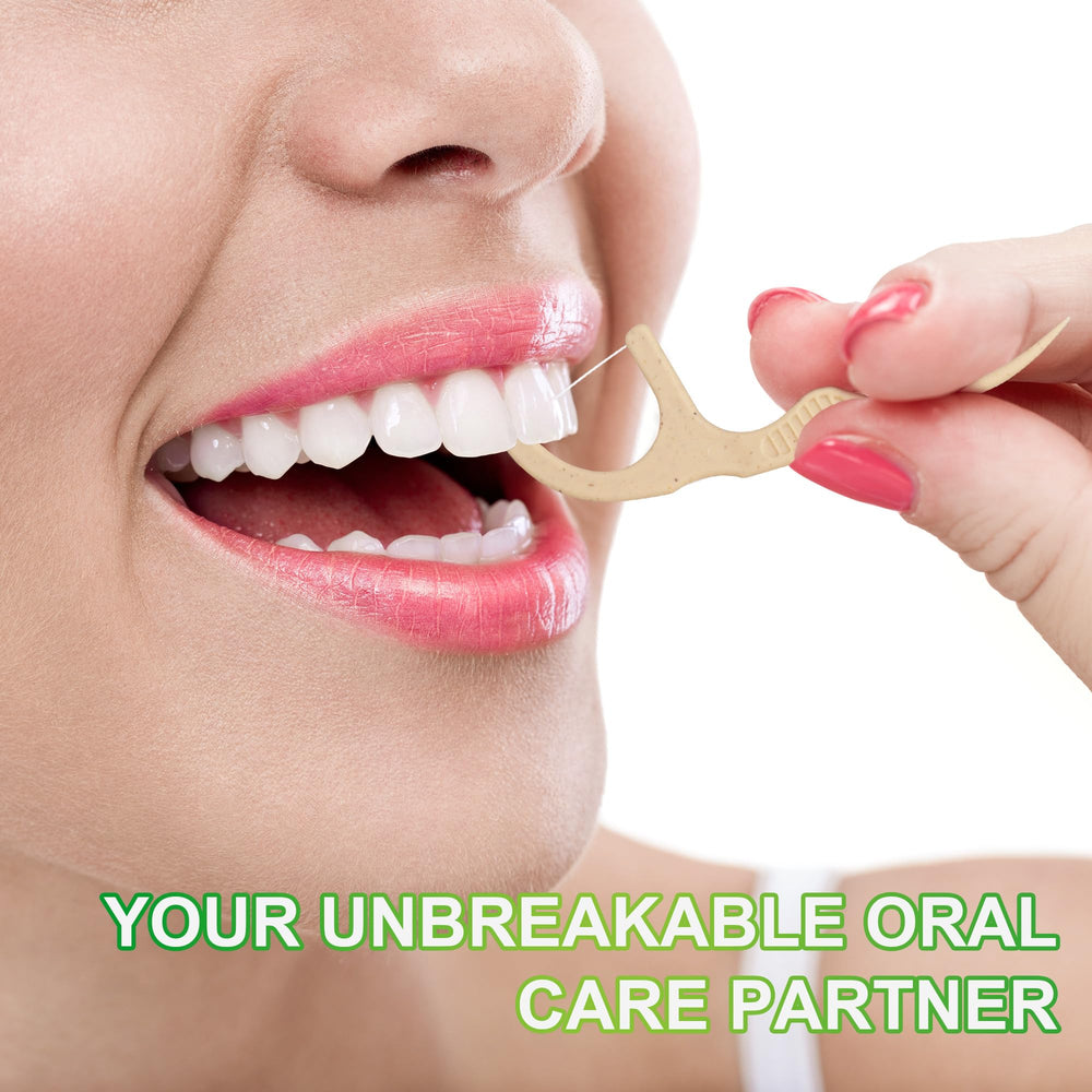 Eco-friendly corn starch material used in floss picks