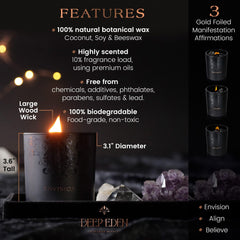 Eco-friendly packaging for the crystal candle