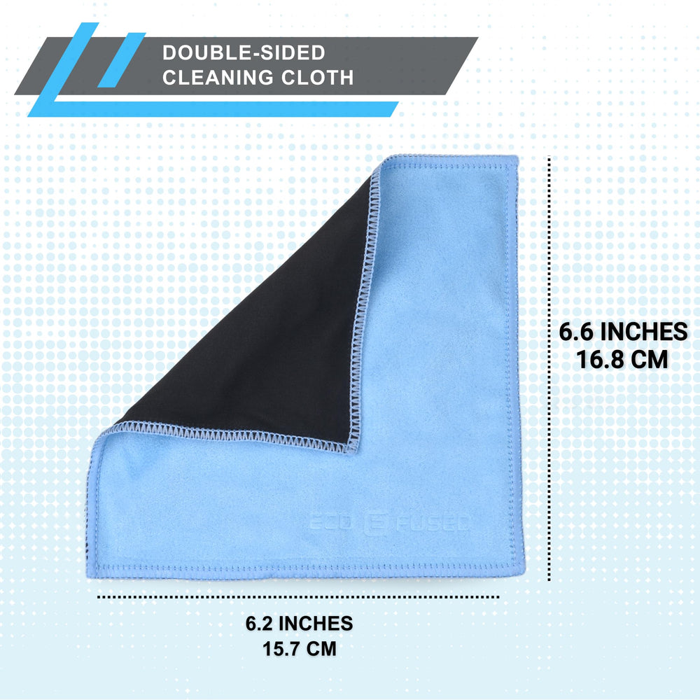 Pack shot showing five cleaning cloths (5-pack)