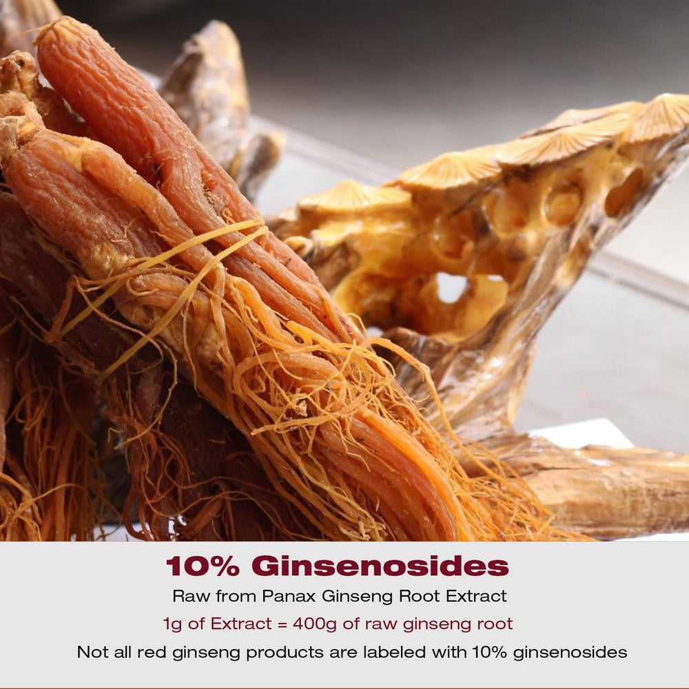 Bag of ECO-TASTE Ginseng Root Extract Powder with 60 servings