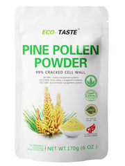 ECO-TASTE Pine Pollen Powder 6 oz bottle with label