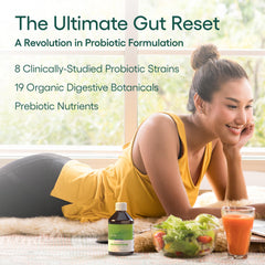 Fermented liquid probiotic and prebiotic formula