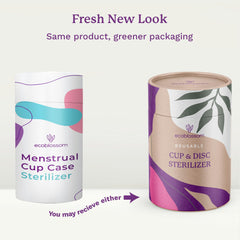 EcoBlossom sterilizer travel holder rose demonstrates versatile cleaning on the go.