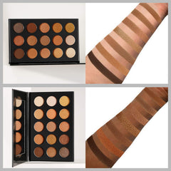 Pigmented swatches demonstrate rich color payoff on diverse skin tones.