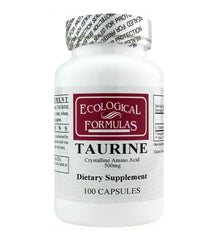 Ecological Formulas L-Taurine 500 mg 100 capsules bottle
