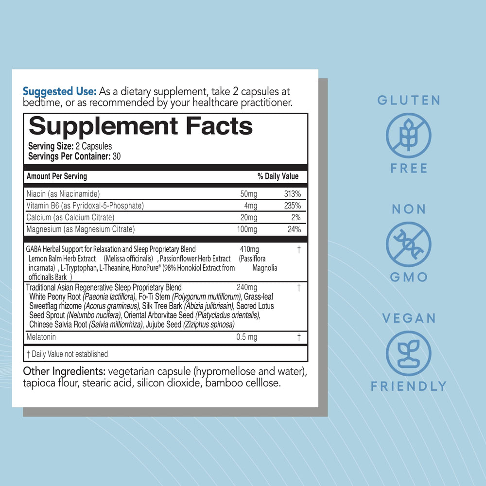 Promotes balanced circadian rhythms and restful sleep