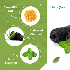 Refill spool of EcoYou charcoal bamboo floss (30m)