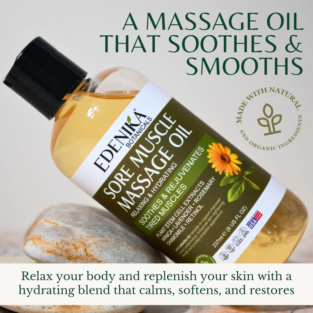 Arnica botanical oils used in Edenika massage oil