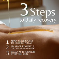 Botanical blend and essential oils in Edenika massage oil