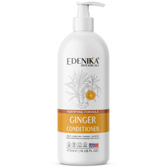 EDENIKA BOTANICALS ginger conditioner bottle for daily hydration and shine.