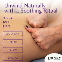 Edenika Botanicals Lavender Massage Oil 2-pack packaging