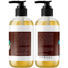 Two-pack of Edenika Botanicals Tropical Coconut Massage Oil