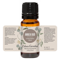 Lifestyle image showing warm amber oud aroma ambiance