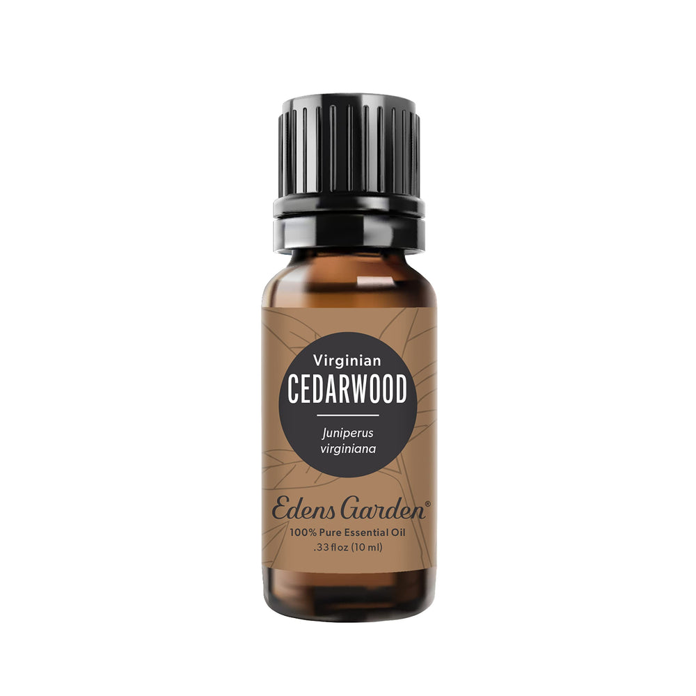 Edens Garden Cedarwood Virginian Essential Oil bottle 10 ml - front view