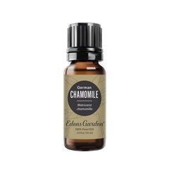Front view of Edens Garden Chamomile CO2 essential oil bottle (10 ml).