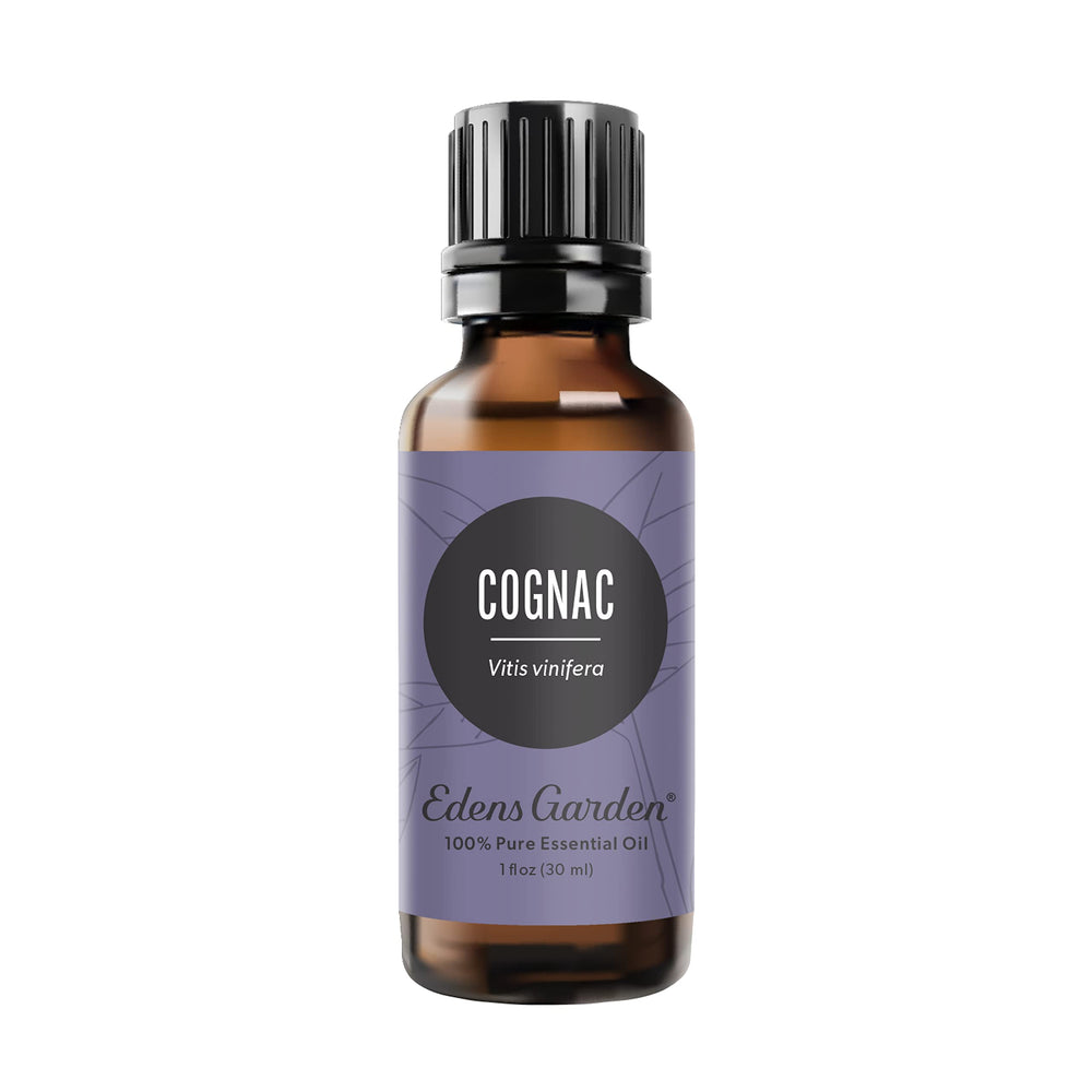 Edens Garden Cognac Essential Oil bottle 30 ml on white background